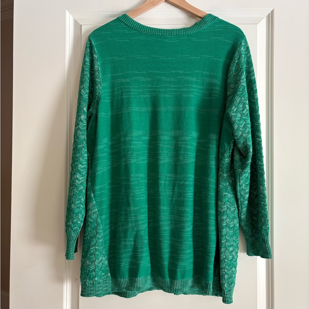 LOGO Lori Goldstein Women’s Lightweight Sweater - Picture 5 of 6